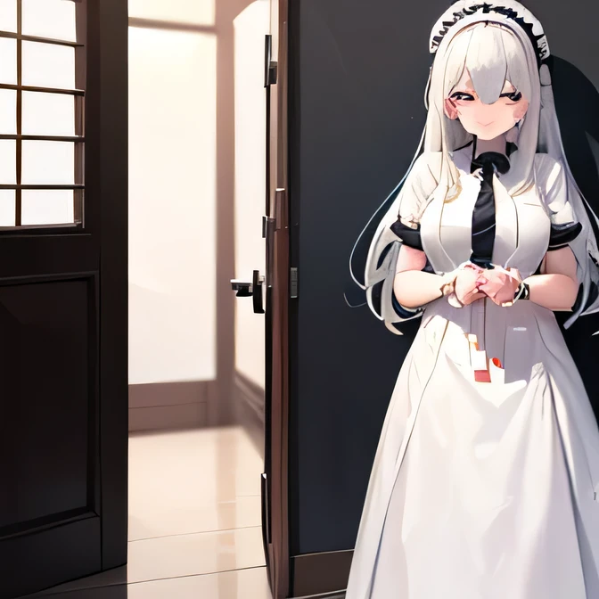 anime girl with white hair and black lingersuit holding a bird, seductive anime girl, beautiful alluring anime woman, guweiz on pixiv artstation, best anime 4k konachan wallpaper, guweiz on artstation pixiv, perfect white haired girl, white haired deity, guweiz, tifa lockhart with white hair, close portrait, red eyes, 1 person,