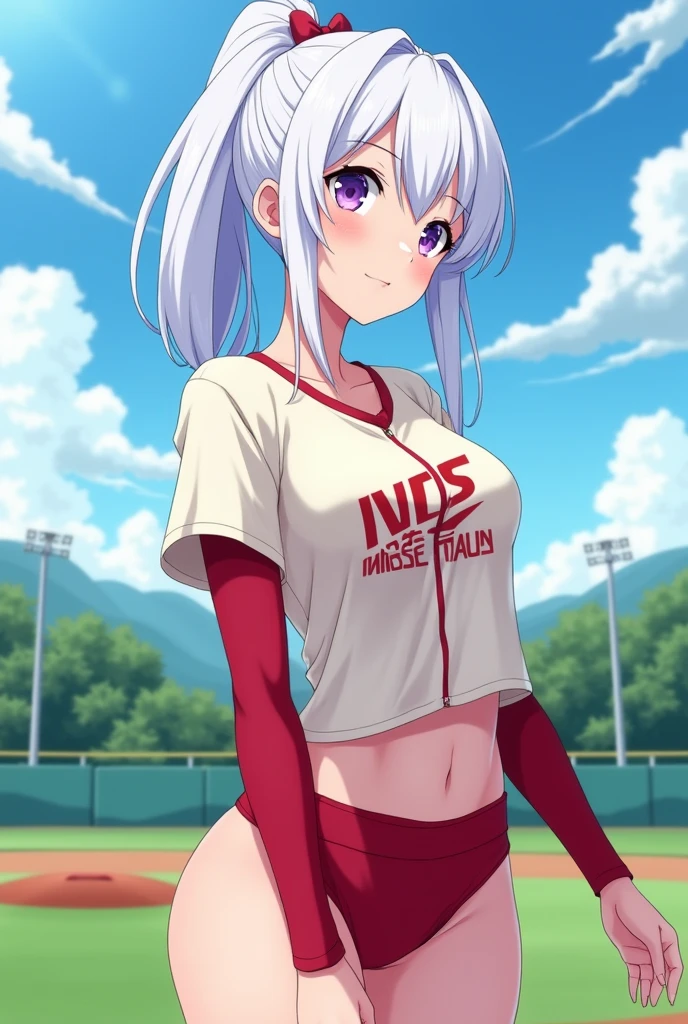 masutepiece, Best Quality, Ultra high definition image quality, Illustration、Realistic image、 extremely delicate and beautiful,High resolution, Super distinct,,Perfect face,Slender Perfect Body,Doing stretching、 Tight belly,Toned buttocks,Constricted waist,,(Two Girls 1.5), years,(1 girl with pink hair,One girl with gray hair), (Very short hair from one girl,One girl with long braid hair), Shy daughter, Short stature, small tits,(Flåm Athletics Stadium), (Fashionable track and field athletes)、(Short Bike Shorts), (small tits:1.4), (Wet:1.2), track and field、white uniform、((Very Wide Shot ))、(Cameltoe:1.5)、(Nipples visible through clothes:1.4)、Realistic body、Delicate body、de pele branca、(Realistic Mekosuji:1.7)
