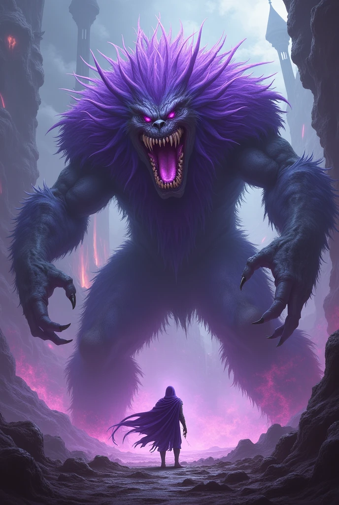 monster, gigantic, teeth, magic, dark magic, end of the world, black theme