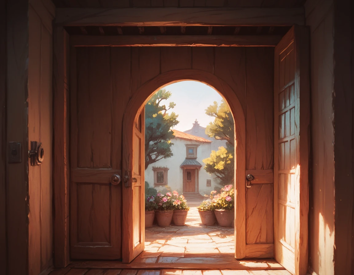 Closed doors, detailed