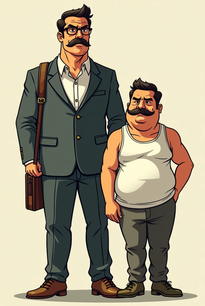 stan_smith, suit, long blue jeans, standing, looking at viewer <lora:Stan_Smith-15:0.85>