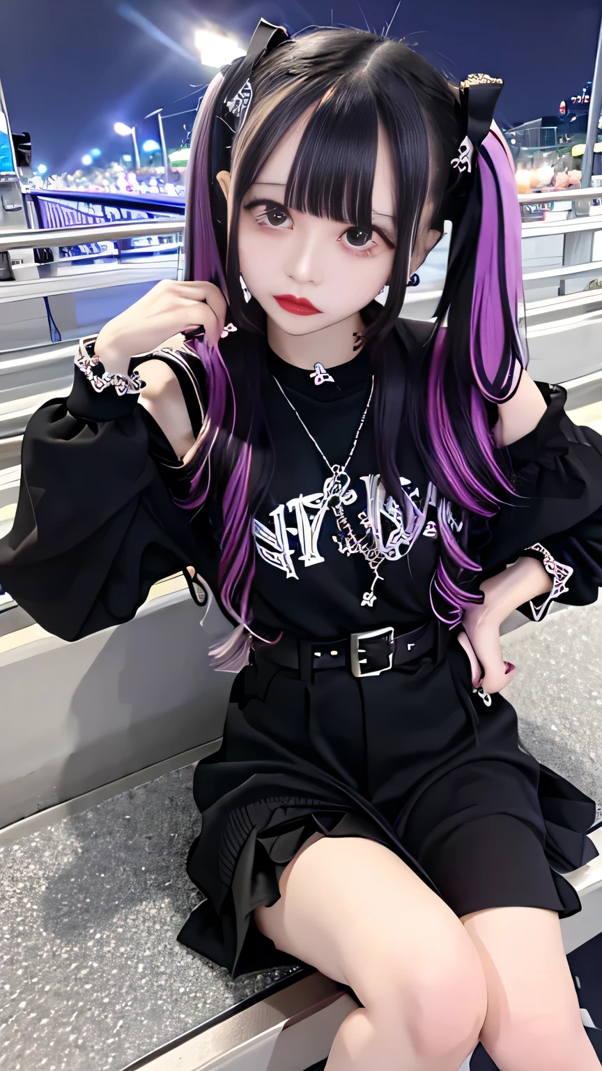 e-girl selfie, cute, 21 years old, pastel goth,