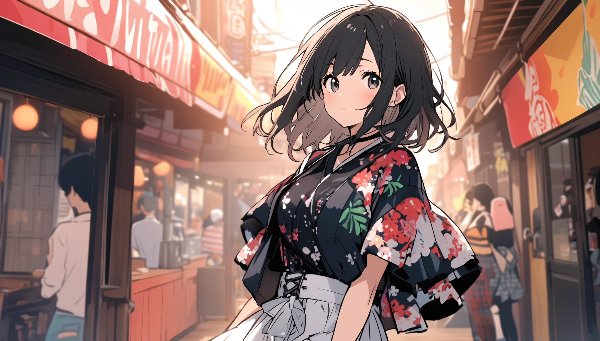 (from below:1.4),(from side:0.9), ((Face)), (Close-Up:0.4), (RAW photo:1.2), delicate and beautiful, wonderful, Fine detail, official art, huge file size, Ultra-detailed, very detailed girl, very detailed eyes and face, Bright on the face、Photorealistic perfect body、Ultra-high image quality、Ultra-high realistic image quality,(with sparkling eyes and a contagious smile),(her thin pubic hair:1.4),(Japan Gal:1.3)、(Teenage face:0.8)、(cute black see-through nightgown)、(twin)、(small-breasted:1.2)、(cleavage of the breast:1.0)、(Gravure Pose:1.4)、(Cowboy Shot、Thigh up:1.0)、Waist slender、(bangss)、(platina bronde hair color:1.1)、(voluminous curly hair:0.3)、(long hair:1.2)、(good lighting)、A smile、Gal Style Makeup、Gal style earrings、Gal style bracelet、(Gal style long necklace)、shopping street,happy smile, smiling,((Very happy smile))、Show shoulders、Complex patterns and transparent materials、Artistic depiction of seductive women, Emphasizes her charming silhouette,