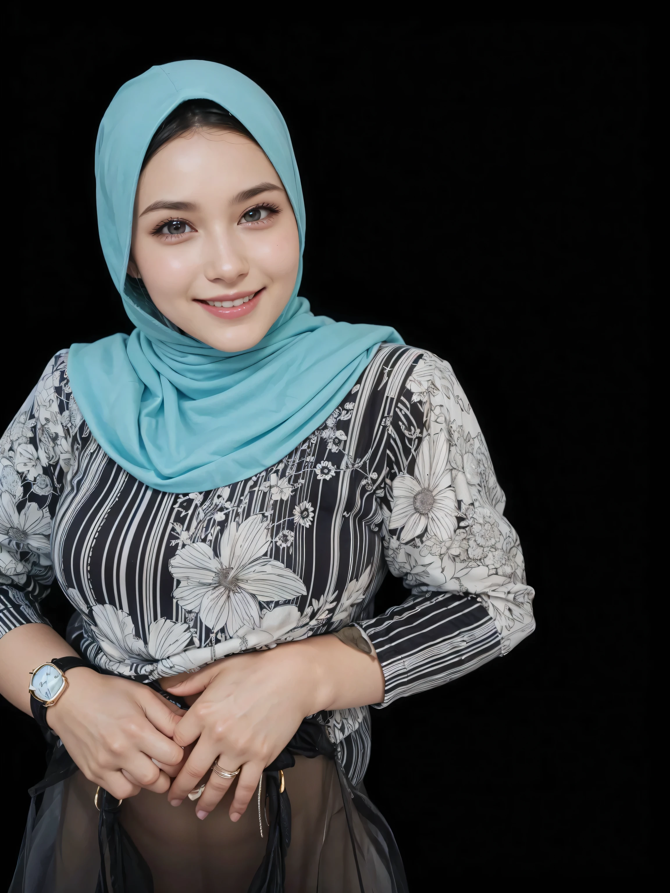 Hijab big breast realistic
