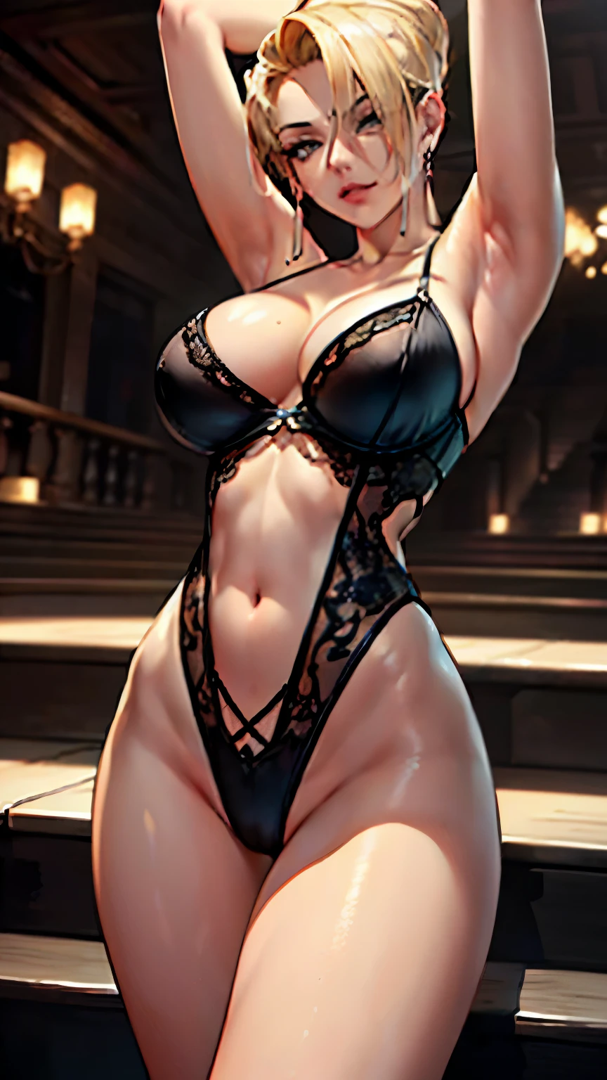 Best Quality,8k,High resolution,masterpiece:1.2), (ultra detailed), (erotic lingerie) (NSFW is not safe for artwork), (mature) (King of Fighters Setup), (pose sexual), (realist,photorealist,fotorrealista:1.37), (High DefinitionR,High Definition), (portrait), (vivid colors), (long legs), (clearly elongated face), (broad) (Hermosos detailed eyes), (beautiful detailed lips), (extremely detailed eyes and face), bright eyes Dynamic angle and posture, soaked in sweat, perspiration, undressing (long eyelashes), (sharp focus), (Physically based representation), (unclothed), (big breasts) (open legs), (intense), (expression of intense desire), (Motion blur), (elegant), (slim figure), (anime inspired), (bright lights), (sexual), (contrasting colors), (mysterious atmosphere), (action packed scene), (Unique style), (amazing), (elegant), (evocative), (expressive), (Intriguing atmosphere), (giant breasts:1.2) ((Best Quality)),((Very detailed)),masterpiece,absurdities,detailed face,beautiful face,(detailed eyes, deep eyes),(1 girl),((dynamic pose)), erotic lingerie