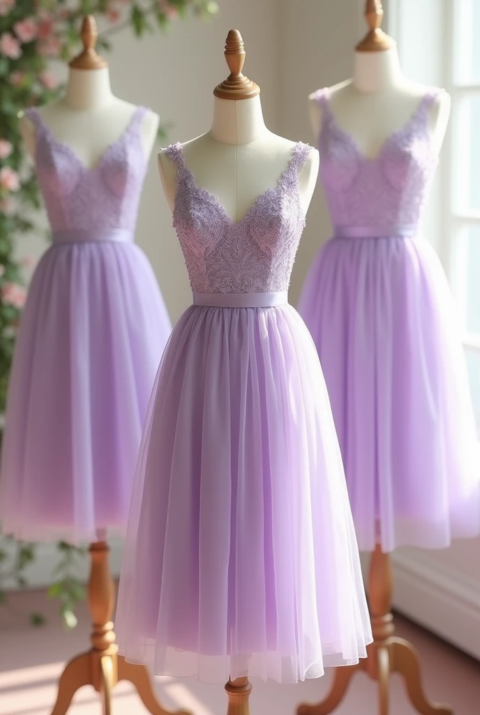 Create an image of a lilac bridesmaid dress, longo feito de cetim. Bodycon, decote reto levemente arredondado, with spaghetti straps, sugerindo um estilo de vestimenta casual. Vestido simples e minimalista 