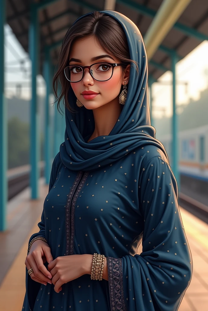 (
(Character: one Indian woman, nerd, Stocky)
(Clothing:workout chothes, green hijab),(sfw:1.3)
(Pose: upper body shot:1.7, dynamic pose)
(blurry, intense urban lights in background, green color scheme:1.3)
(Style: ((masterpiece:1.5)), (face detailed), photo-realistic:1.3, hyperrealistic, film grain, realistic lighting)
)