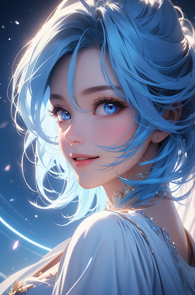 anime artwork <lora:MidJ_Last_500_-_Experiment:1>, anime girl with blue hair and blue eyes in a white dress, an anime portrait of cirno, cute anime girl portrait, portrait anime girl, anime girl portrait, stunning anime face portrait, detailed portrait of anime girl, beautiful anime portrait, realistic anime style at pixiv, realistic anime artstyle, anime character portrait, cute anime girl portraits, photorealistic anime girl render . anime style, key visual, vibrant, studio anime, highly detailed . anime style, key visual, vibrant, studio anime,  highly detailed