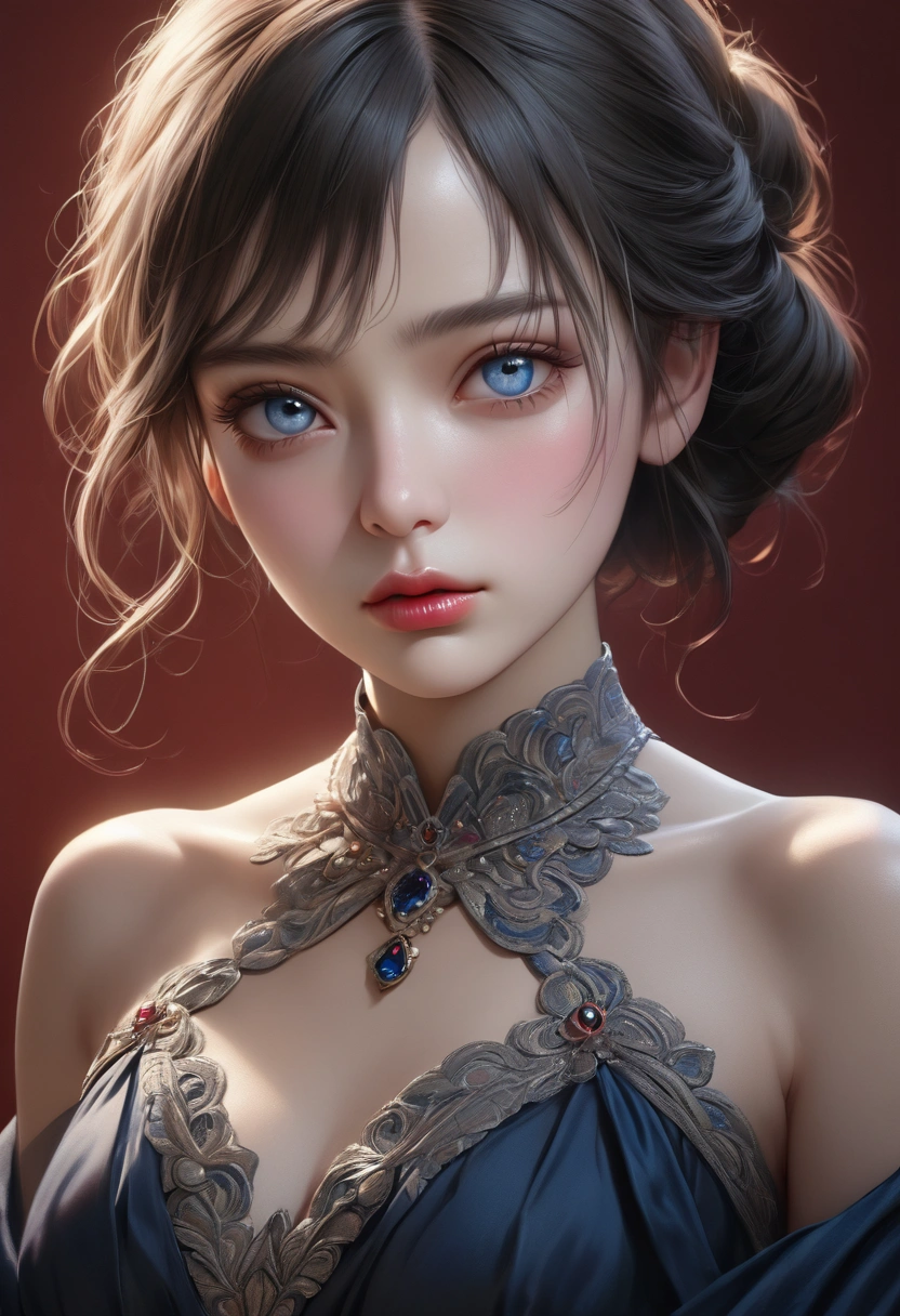 (Highest quality,High resolution,masterpiece:1.2),Super detailed,Realistic,名探偵コナンの毛利欄の超ミニスカートの足先までのRealisticリアル画像