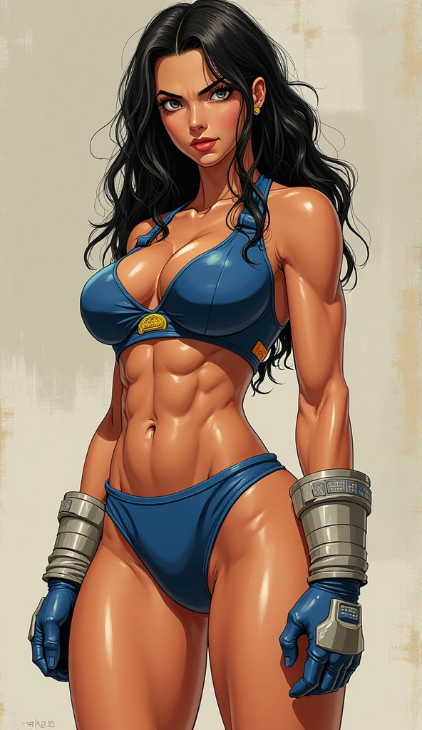 A ((((((sexy muscular rugged warrior portrait)))))) uncharted, hero action pose, with a (((long, messy retro 80's rockstar hairstyle))) white v shape tshirt, standing in surrounded by a tropical paradise crystal blue turquoise opaque water, that features a (hyper realistic, 8K professional photography art) with a (grungy, shrouded in mystery, eerie dark sinister atmosphere), The scene is so detailed that it feels like a (((masterfully drawn intricate fluid gouache painting by Jean Baptiste Mongue, luis royo, boris vallejo))), its (calligraphy) elements are also present, as well as the (process colors) and (watercolor art) of a (maximalist photoillustration by Marton Bobzert) that captures every detail in (8K resolution)