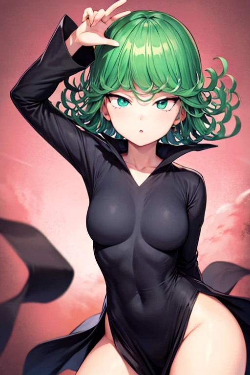 Tatsumaki without clothes and touching her tits NSFW