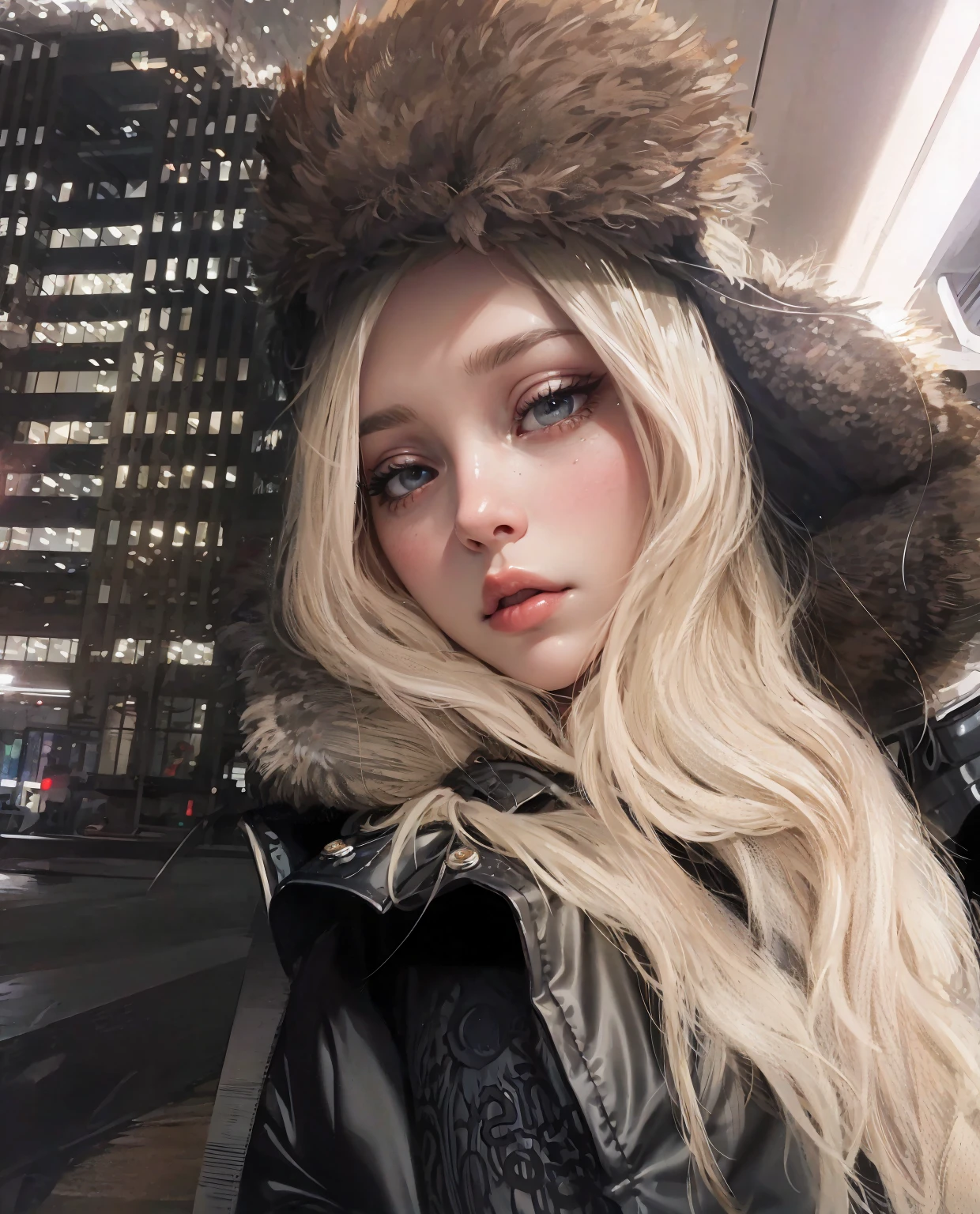 beautiful girl, white blonde hair, wavy fur, greek goddess, beautiful eyes and perfect nose, soft skin, soft fur, Model, perfect girl,beautiful woman , (masterpiece),((ultra detailed)), (highly detailed CG illustration),(expressionless), (Best Quality:1.2),(1 girl:1.2),high quality texture, intricate details, detailed texture, a realistic representation of the face and person, Beautiful and delicate face in detail, Beautiful and delicate detailed eyes., pupil of the eye a face of perfect proportions, Depth of field, perspective,20 years, thin face, (large eyes:1.2),blush,shiny lips, perfect body, Skinny body, (narrow waist:1.3), Big chest, distinct_{{image, (bright and pale skin), focus on face , (white blonde hair ), (beautiful finely detailed eyes and detailed face), (for white ), contrast