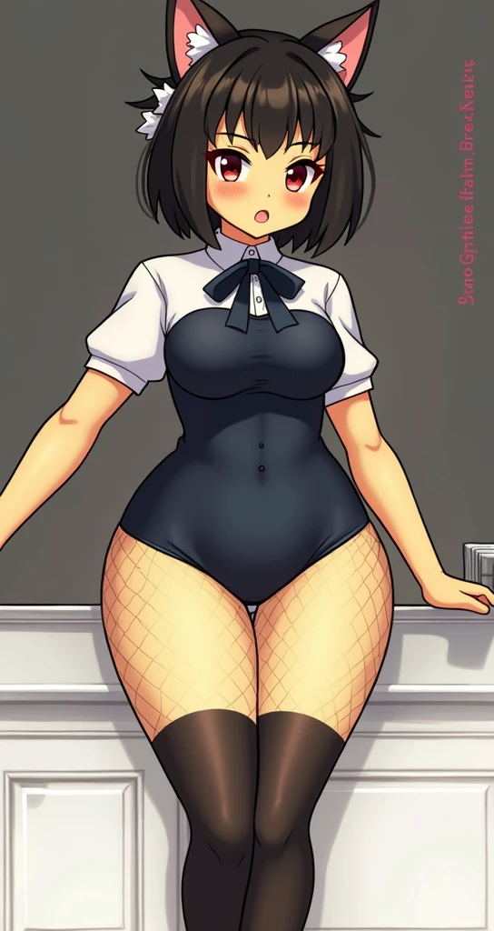 score_9, score_8_up, score_7_up, score_6_up, score_5_up, score_4_up, solo, Yorha 2B from Nier automata, ((thicc mature mom)), short white hair, black blindfolded, 2B's yorha uniform, big thick full lips, ((pouted lips)), ((full body)), ((NSFW)), sexy, seductive, alluring, cute, (((gigantic breasts))), sagging breasts, big nipples, wide hips, thick thighs, huge ass, ((huge pregnant belly)), ((chubby curves))
