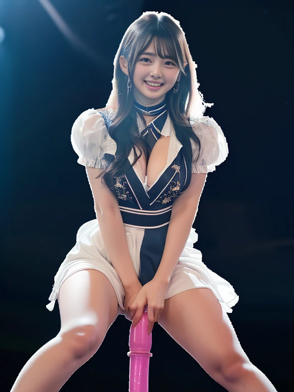 (masterpiece,Highest quality,High resolution,Realistic:1.2),(One high school girl:1.2), (((Brown patent leather bodysuit), White cotton panties), White socks,(Black combat boots)),(Smiling with teeth showing and eyes narrowed:1.3),(Bobcut, Brown Hair, No makeup:1.3),(Reduce exposed skin:1.2),( Japanese girl:1.2),(Clothes that look good:1.2),(wood々In the deep forest where sunlight shines through the gaps:1.3), (View the subject from below:1.2), (Squatting and tiptoe, Spread your legs:1.3)