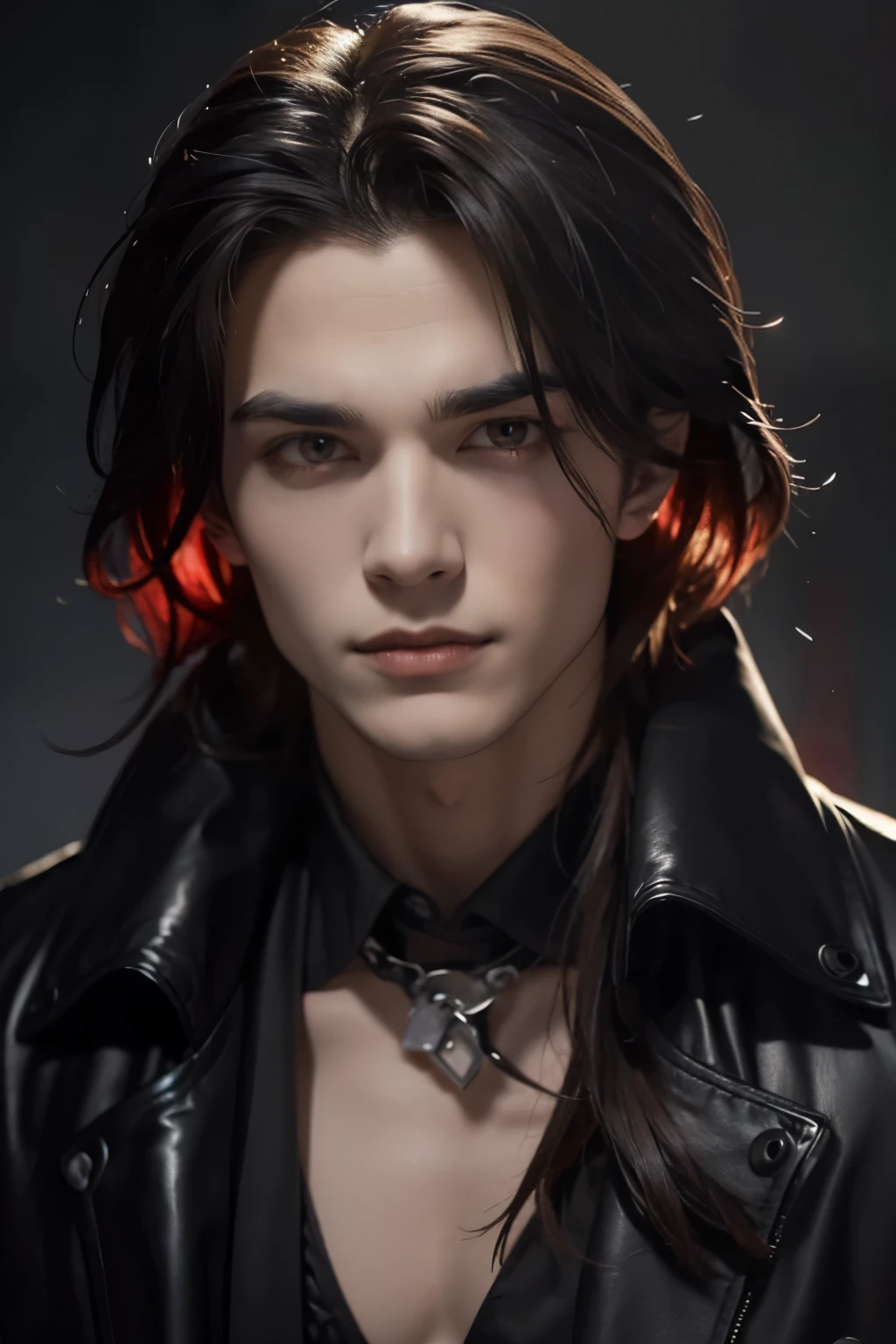 A visually stunning image of a young man with a rebellious spirit, Its detailed features and intense look captured in high resolution and HDR rendering.