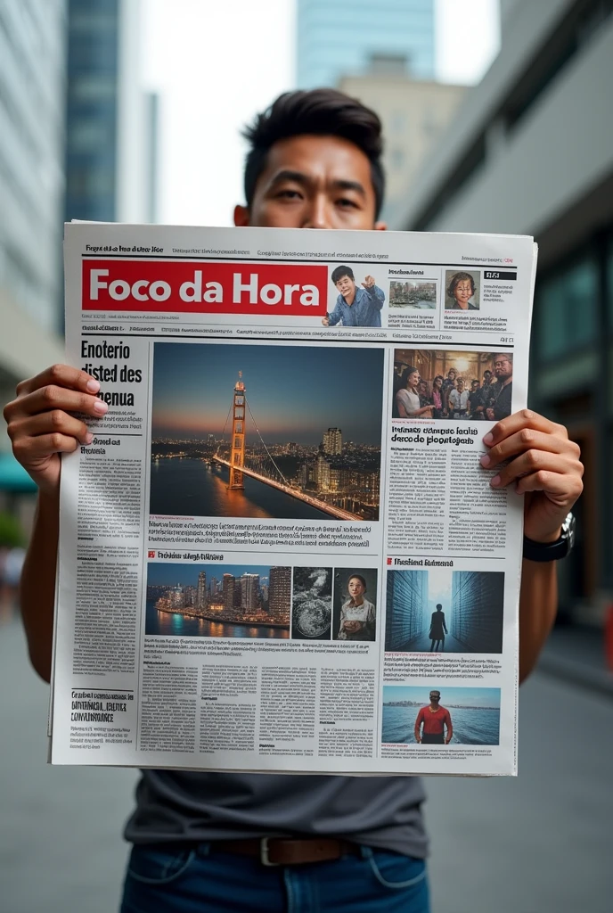  current news newspaper with the name FOCO DA HORA 