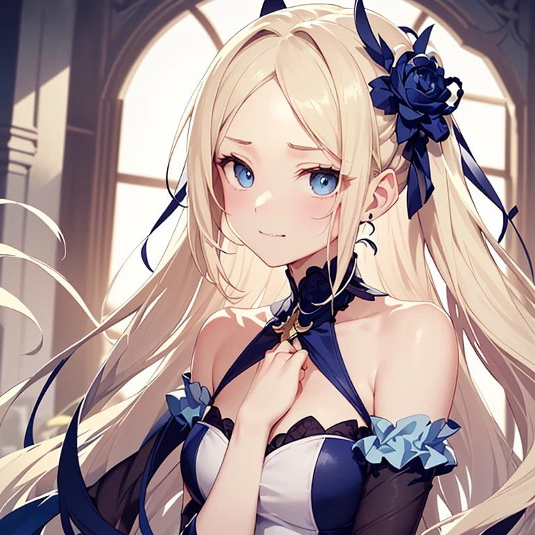 hair blond,eyes blue,Girl,Fairy Tail