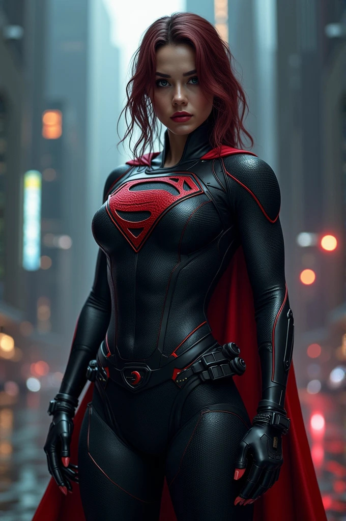 Female entrepreneur superhero