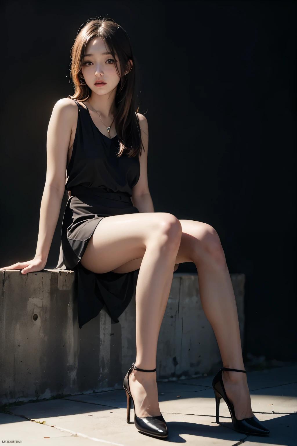 Kasumi, brown eyes, (best quality, ultra-detailed), (realistic:1.37), beautiful and detailed face, ultra-realistic texture, delicate face, delicate body, red lipstick, bright colors. High definition, 8K,