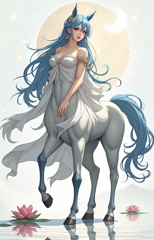 Kobo, perfect face, Having a pony, His hair is blue, aqua eyes, naked, And her vagina produces thick white fluid, And don't have a horse
