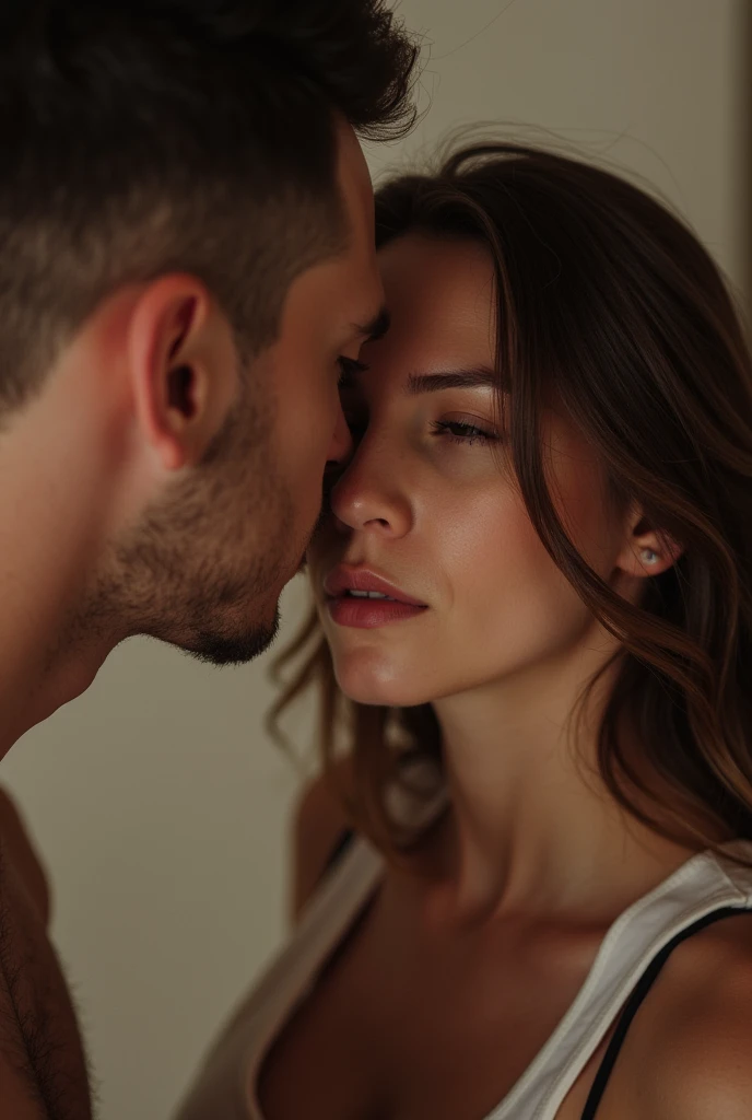 Big-breasted girl has sex with her boyfriend