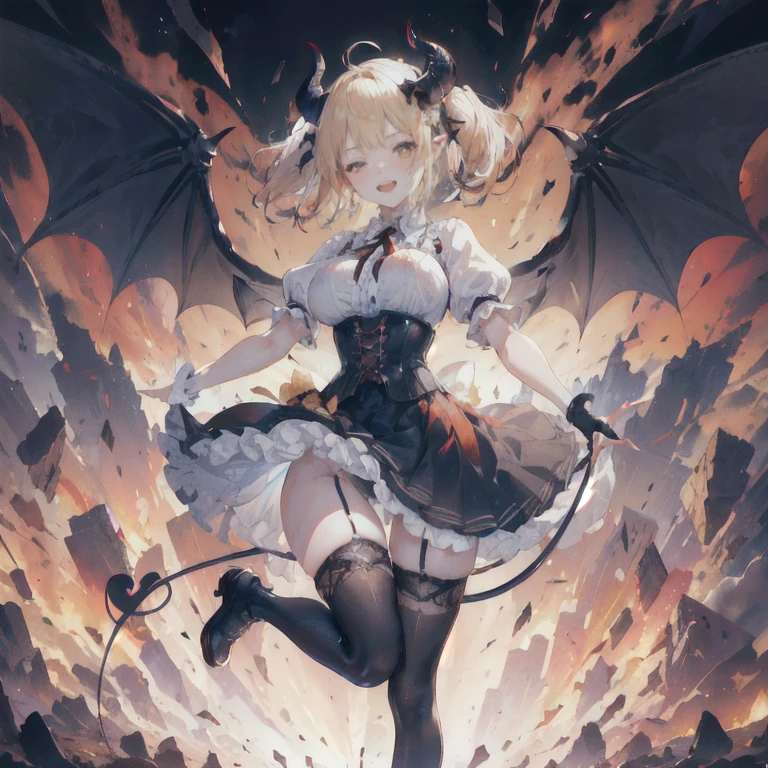 (A superlative work by an all-knowing and all-powerful creator God.:1.4)、(absolute resolution:1.4)、(芸術の神により最高masterpiece:1.4)、 Extremely detailed, (full body shot), (A scene from a movie shot by a famous master)、The best composition and background to highlight the charm of the leading girl、Ultra-detailed and delicate ultra-realistic stick work、、(Complex, detailed and realistic materials、Texture、light source:1.3) 、(perfect anatomy: 1.2)、
high school girl, one person, The greatest genius actress of all time、She is a rare and super genius acting actress and model who understands the required acting and poses and then performs even more amazing poses and powerful acting.、(one person: 1.3), solo、Reincarnation of the goddess Aphrodite、Unparalleled beauty、thin legs, whole body from head to toe, From above, look at the viewer: 1.3), stylish、
(RAW shooting:1.5, realistic:1.5, fractal art:1.5, 8K), (highest quality, masterpiece, ultra high resolution), Demonic world, Underground prisons, ((perfect dynamic composition:1.7)), Highly detailed skin and facial textures:1.3, Detail of limbs, 1 girl, (Cute sexy succubus demon with big wings:1.3, beautiful and aesthetic:1.3, Wearing detailed body jewelry:1.3), prisoner of war, slave, Horn, Fair skin, open your legs, colorful, (Correctly wear heavily torn clothes off-shoulder:1.3), Huge breasts that are about to explode, Do not show areola, big chest gap, (The expression on your face when you feel intense caress, Facial expression when feeling pleasure, A look drowning in pleasure, Are crying), beautiful blue eyes, Eyes that feel beautiful eros, sexy face, blush, (Too erotic and cute:0.9, Bewitching:0.9), ((torture:1.5, Raise both arms up:1.4, Lots of chains:1.8, countless chains tangled in clothes:1.8, chain the right arm:1.2, chain the left arm:1.2, Bind the right leg with shackles and chains:1.2, Bind the left leg with shackles and chains:1.2)), (((An incomprehensible amount of liquid flows throughout the body:1.5))), super long blonde curly hair, View from the knee up
(A bold seductive pose: 1.3), (natural slut:1.3), (The best lighting by the world's best professional photographers: 1.2), 8K, ((Guidance on performing captivating poses by famous masters: 1.6)), ((Spread your thighs from side to side: 1.15)),
((deep い is written in the depth of the world:1.5)),
(Boldly sed