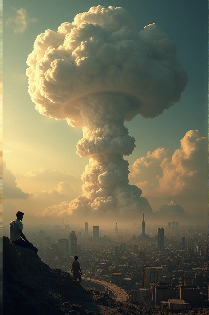 Apocalyptic scenario taken over by nature