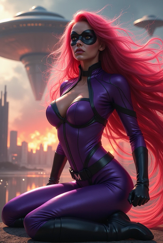 Selena Gomes, highly detailed cosplay of Rogue X-men - Rogue X-man, (panties), wet legs, large breasts, lush ass, in superhero pose, hourglass body, long curly hair, detailed face, cinematic, maximum detail, city, night, storm, squat, looking at the viewer, mute colors, soft cinematic light, crazy detail, intricate detail, hyperdetail, masterpiece, 8k, (detail), hdr, high quality, ((high skin detail, skin detail)), sharp focus, 8k uhd, DSLR, high quality, film grain