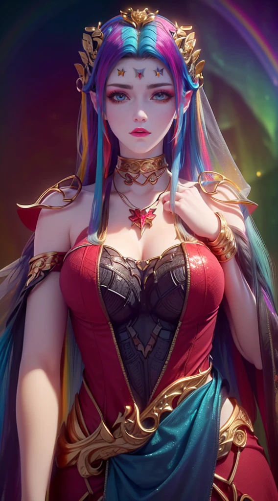 ultra realistic 8k cg, picture-perfect face, flawless, clean, masterpiece, professional artwork, famous artwork, cinematic lighting, cinematic bloom, perfect face, beautiful face, beautiful eyes, ((perfect female body, narrow waist)), 1girl,full body of beautiful tyrande, hands on hips, aqua hair, ponytail, glowing eyes, long white dress, silk dress, lace, looking at viewer, black background, candles on floor, volumetric lighting, best quality, masterpiece, realistic, <lora:sxz-tyrande-22lite:0.8>, no bra, no slip, no panties