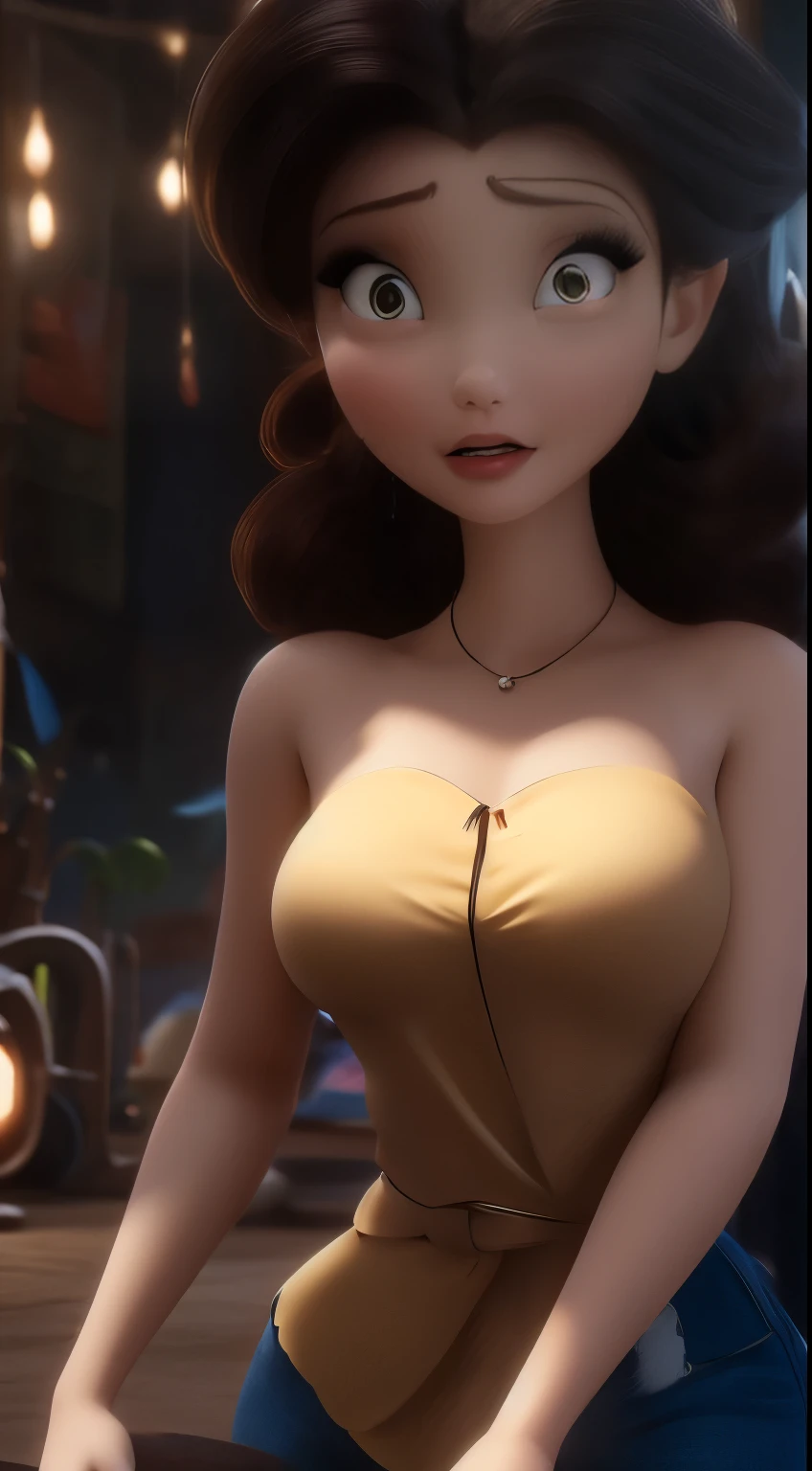 Aunt Cass Hamada is very hot. busty. cutout. production