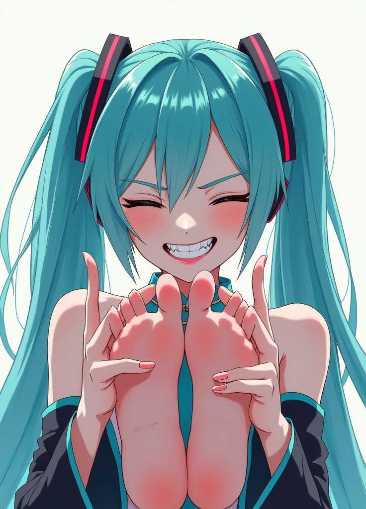 GIVING VIEWERS COCK HANDJOB, pov, handjob, goodhands, masterpiece, best quality, 8k wallpaper:1.2 ), ultra detailed, absurdres, highres, 2girls, long blue-green twintail hair, (hatsune miku:1.3), short legs, short arms, petit, being stumpy, (bend over forwards deeply from side view, ((1girl)), (flat chest), (((glossy slippy smooth texture {blue|black} one-piece japanese school swimsuit:1.3))), flat chest, ((merciful motherfood facial expression)), (((Proudly showing flat chest:1.3, clavicle focus))), (looking at viewer), upper body, close up flat chest, too sweaty body, silky skin, beautiful eyes, long hair flowing with the wind, beautiful smile line, flat chest, big blue eyes, shiny hair, beautiful detailed eyes, beautiful detailed skin, beautiful detailed clothes, Bend sideways, one hand on hip, one hand on viewers cock, head tilt:1.2, troubled eyebrows, framed double breasts, under bust, too wet skin, too wet clothes, glossy skin, glossy clothes, skindentation, skin tight, ((cum all over)), pov, on floor, kneeling