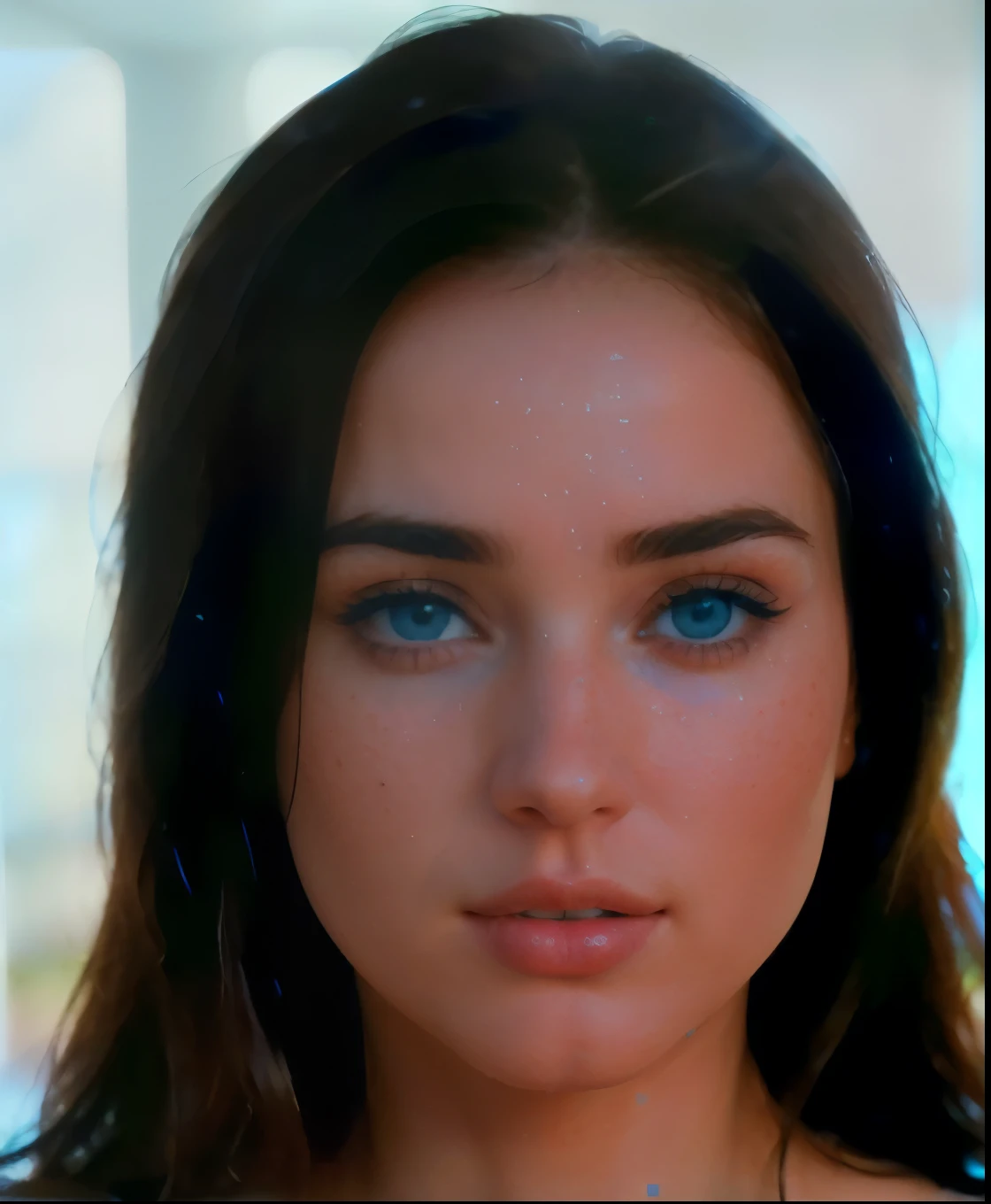 (best quality, hyperdetailed photography:1.2), beautiful lady, freckles, natural makeup, soft light, pink lips, blue eyes, perfect face ,head portrait, cover, (detailed beautiful face, detail skin texture, ultra-detailed body:1.1) sexy girl,,,, realistic skin texture extreme details, 1 woman, 8k, photorealistic, (close-up, editorial photograph of a 1 woman), (highly detailed face:1.4) (smile:0.7) (background inside white, moody, private study:1.3) POV, by lee jeffries, nikon d850, film stock photograph ,4 kodak portra 400 ,camera f1.6 lens ,rich colors, hyper realistic ,lifelike texture, natural lighting , cinestill 800, natural makeup , too white skin, ultra realistic 8k cg, (white background, delicate pattern, intricate detail, highly detailed, fine details), best quality, (photorealistic:1.4),beautiful lighting, absurdres, RAW photo, film grain, ((slim girl, close-up, portrait)) 20 years old, jennifer connelly, ana de armas, megan fox, too white skin, too young woman, ADAarmas, megf, j3n2i773r50-smf, pale skin, depth of field, bokeh, (special attention to skin detail: 1.2), Detailed leather texture, skin pores. (Airy atmosphere of the frame- delicate, white, UDR, ((Film grain)), ((waist up portrait, close to the camera)) , ultra detialed, (((ultra realistic))) Photo, masterpiece, top quality, (pale skin), (Ultra detailed face and eyes:1.3), lovely