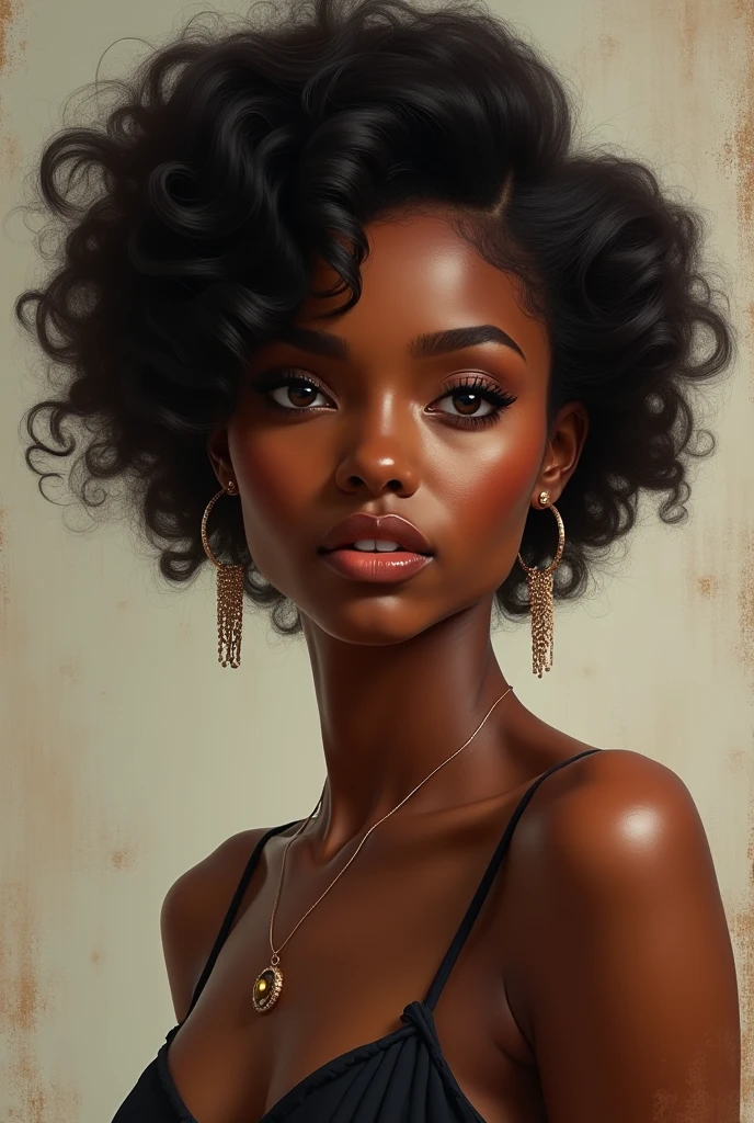 Beautiful black woman