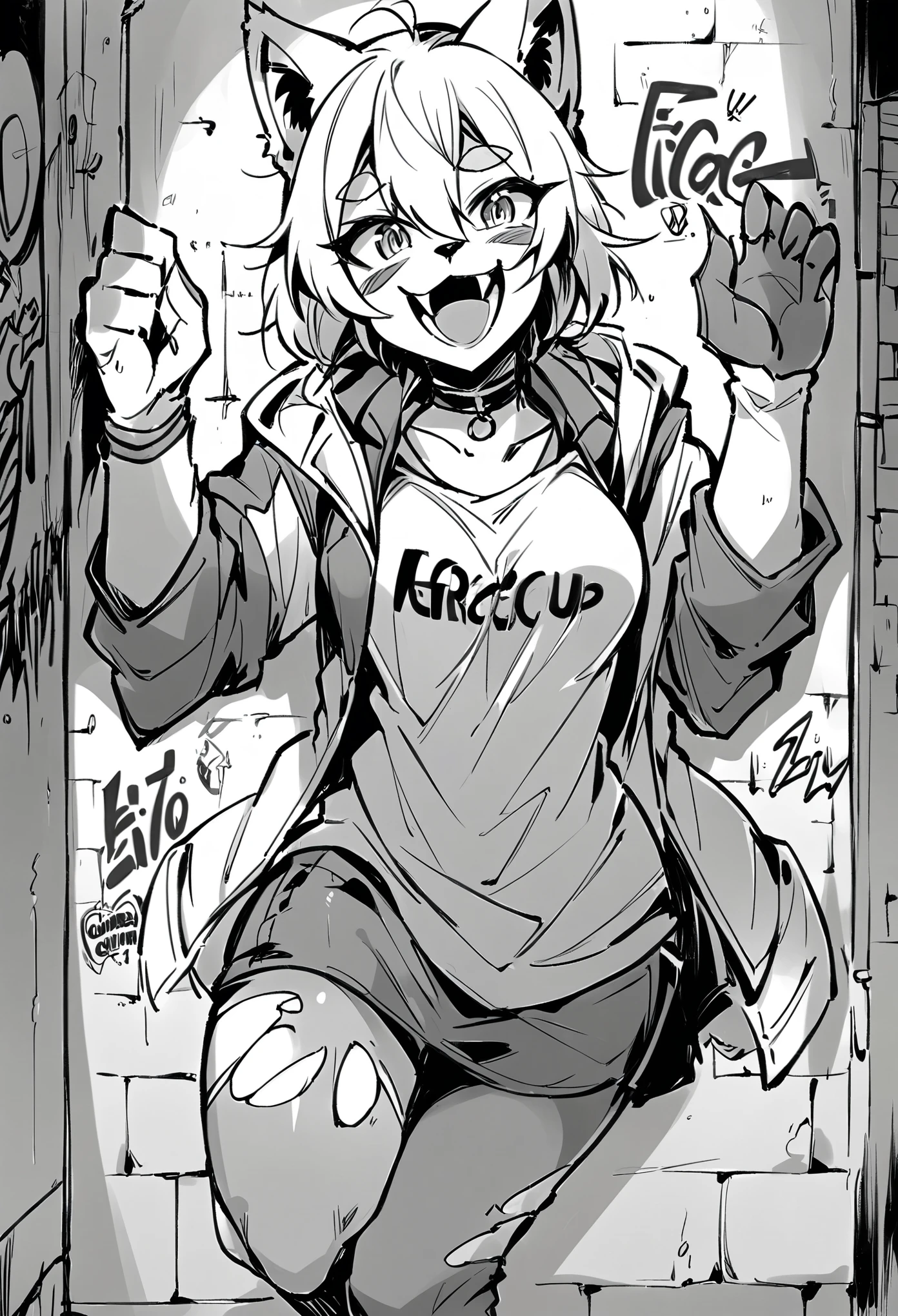 ((highest quality)), ((masterpiece)), (be familiar with),Clementine,Overload,nsfw,Sleeveless sweater,shawl,pants,Bewitching Smile