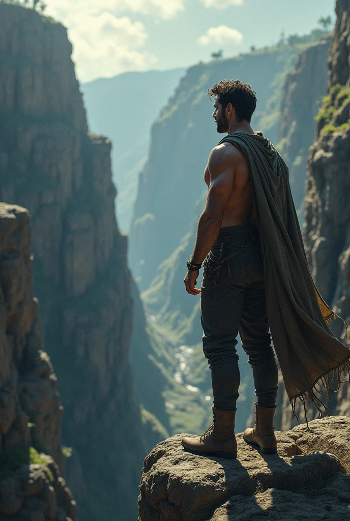 handsome young adult man,musculous,The background is clear