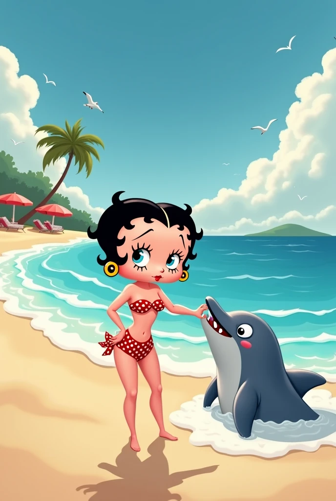 score_9, score_8_up, score_7_up, score_6_up, score_5_up, score_4_up, 1girl, black hair, glasses, lipstick, mole under eye, small breasts, narrow waist, wide hips, looking at viewer, swimsuit, bikini, thong bikini, sweat, beach, sitting, holding drink, outdoors, high quality, masterpiece, <lora:Eleanor_Butterbean:1>