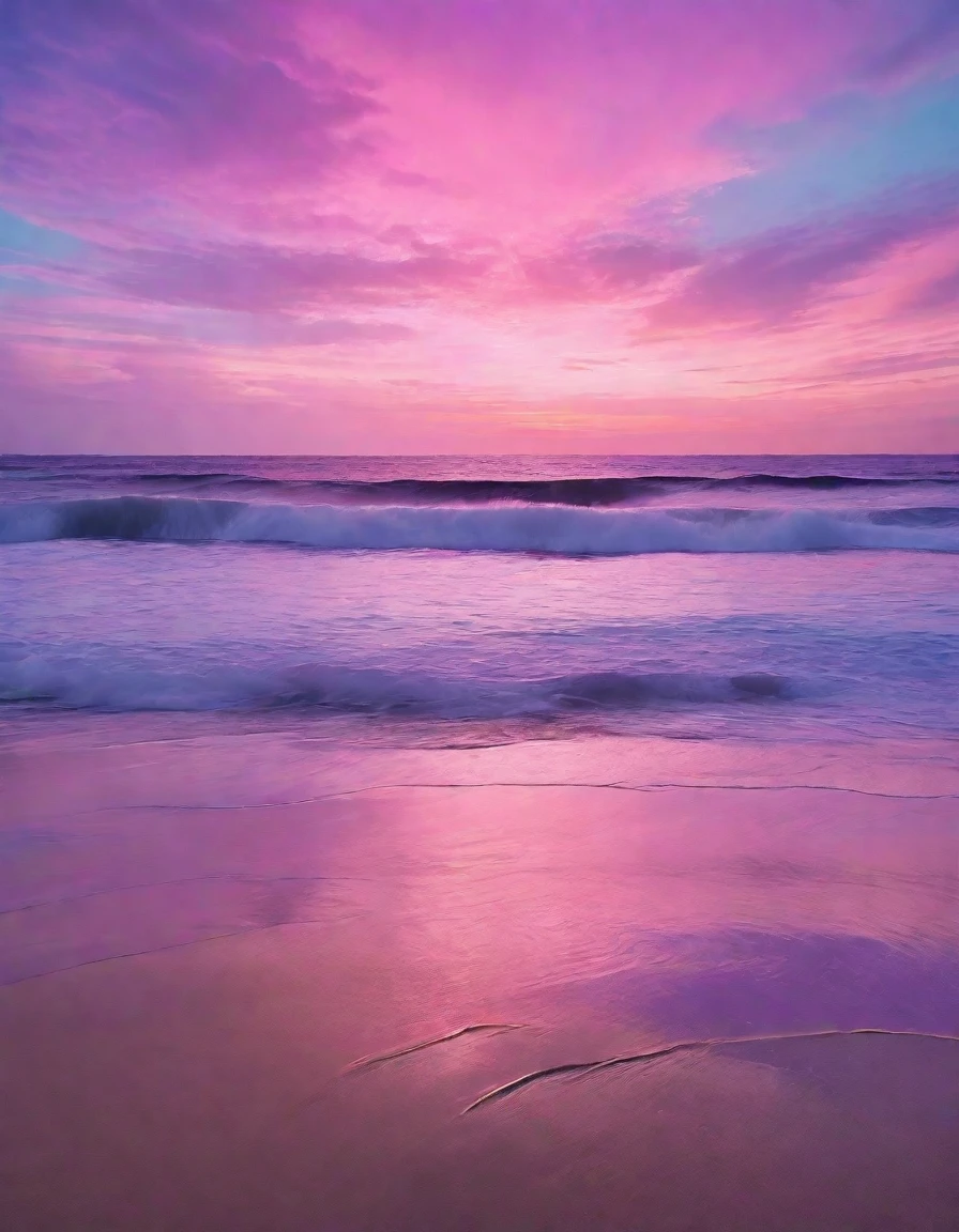 purple and blue sunset over the ocean with waves, pastel sunset, pastel colored sunrise, soft purple glow, pink sunset, soothing colors, soft lilac skies, looking out at a pink ocean, beautiful ocean, reflective lavender ocean water, purple sunset, violet and yellow sunset, pink sunset hue, serene colors, which shows a beach at sunset, sunset at the beach, beach aesthetic