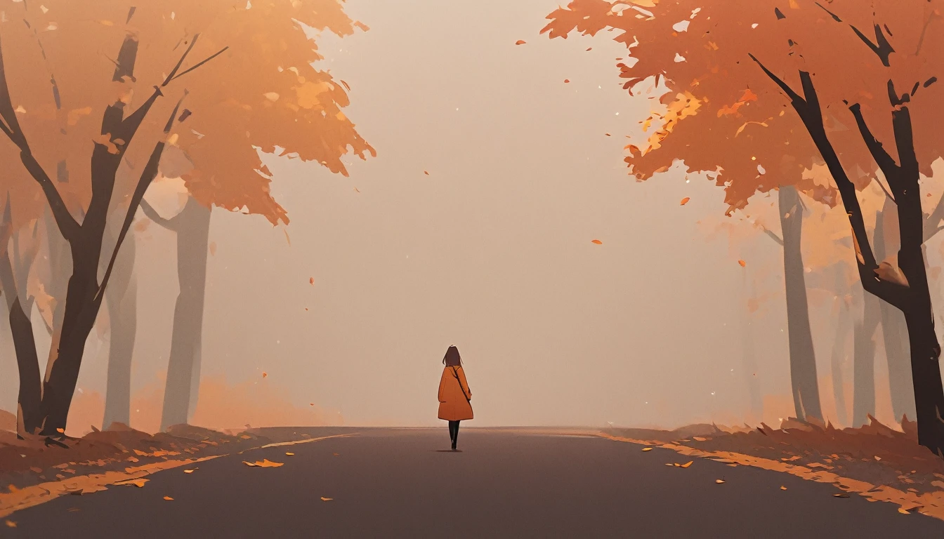 Simple autumn, Minimalist