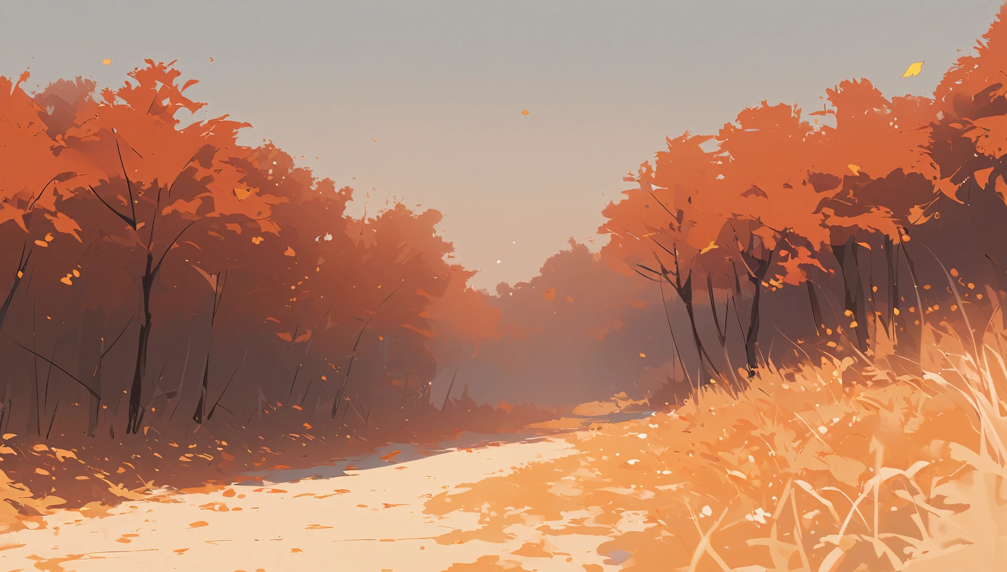 Simple autumn, Minimalist