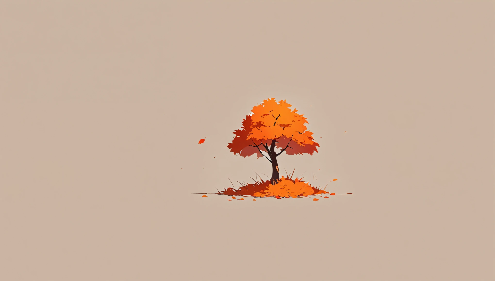 Simple autumn, Minimalist