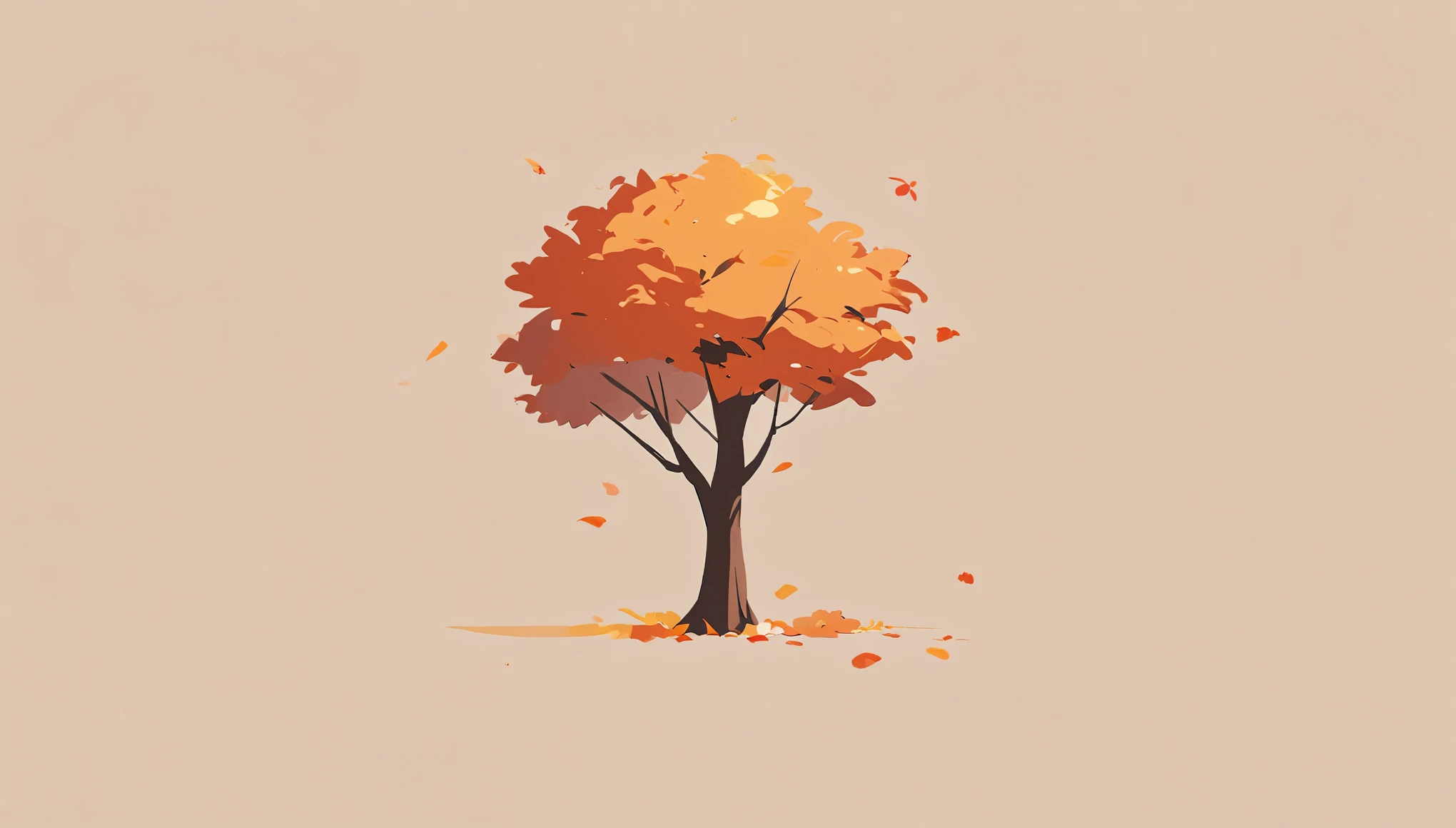 Simple autumn, Minimalist