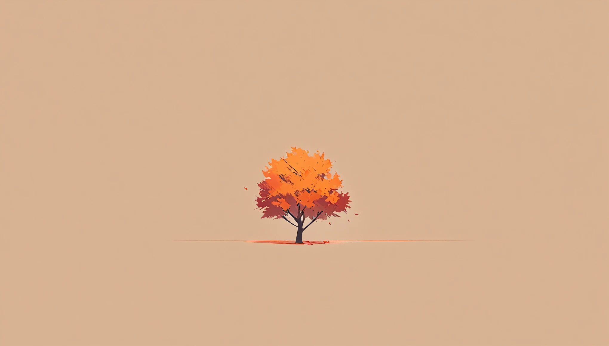 Simple autumn, Minimalist