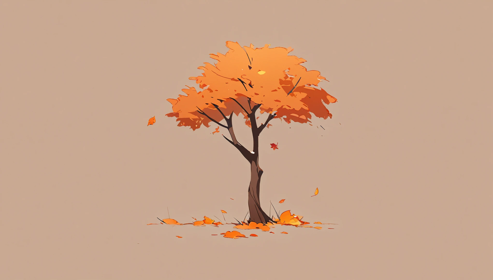 Simple autumn, Minimalist