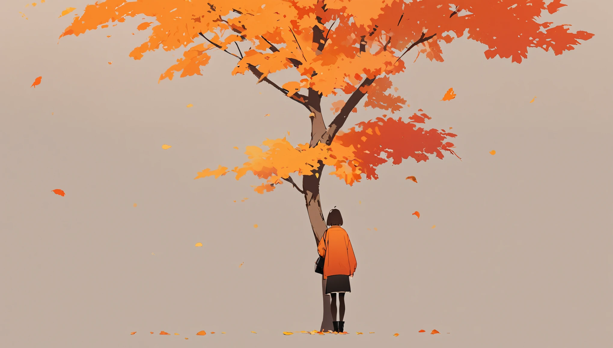 fall autumn , Minimalist