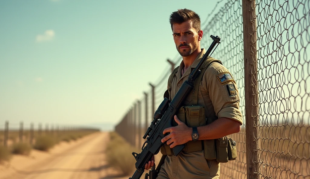 Soldados americanos，Basta vestir um novo uniforme corporal，Segurando uma espingarda AA12，Destino Zumbi，Ainda havia sangue em suas roupas。Flowing wild hair, Tiger tattoo on arm, seios grandes, detalhes intrincados, 8K resolution（Consulte o Vale dos Mortos 2，Cabo Garcia）