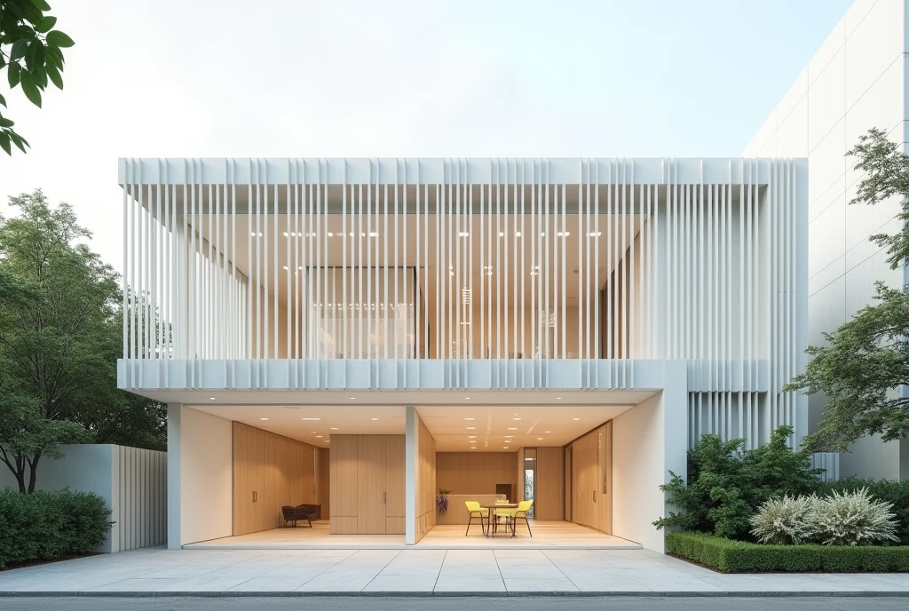 Simple Modern Structures Create a modern minimalist architectural structure with clean - SeaArt AI