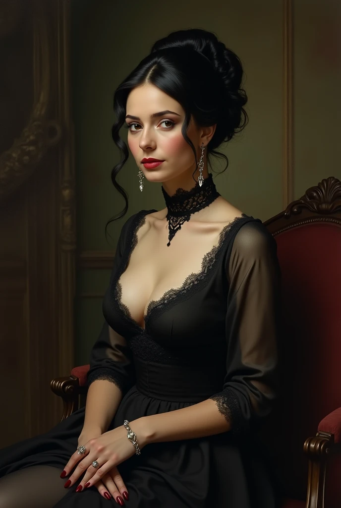A glorious confident woman, Luxury Vintage Fashion House, 1920s Hollywood style, hyper realistic black and white photography, in the style of shiny swarowski crystals.