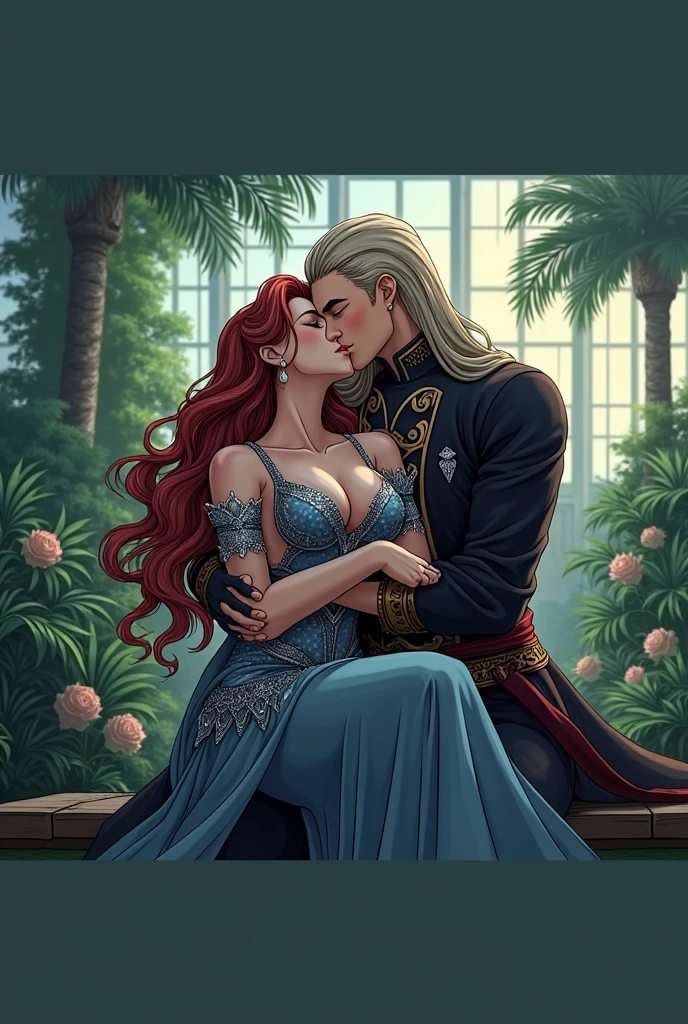 Ahri, sitting on a guy, close up, riding his cock, sex, aroused face