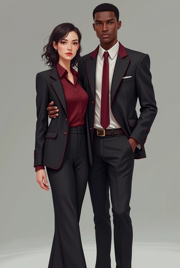 Anime sexy male, black yakuza covered suits with paint, cigarettes, earrings, cat ears, heart eyes, smirking