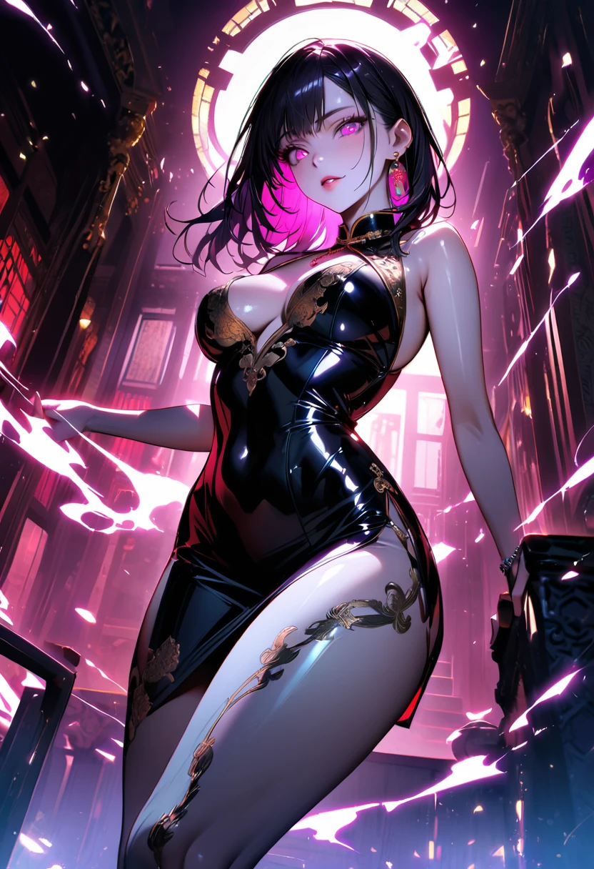 {nsfw dark Makoto Kino:1.1}, beautiful detailed eyes, ultra detailed, corruption, evil fall, pubic tattoo, dark aura, full body
1girl, full body,(evil Makoto Kino:1.1)++++++,((1girl, solo female, solo, solo focus)+, 1girl, solo female, mature female, standing, full body, evil, dark persona, bad end, contrapposto, villain, dark heroine,
lips, eyelashes, pubic hair,  innie, evil grin, evil smile, sadistic, erotic lips, seductive evil red eyes, provocative expression, big breasts, erect nipples visible through clothing, piercing, erect nipples visible through clothing, collarbone, Brown hair, evil eyes, ponytail hair, beautiful detailed evil green eyes,
between labia, fingerless_gloves, corrupted magical girl costume, frill, evil smile, panties, 
(slutty dark magical girl clothes ), indifference,(beautiful detailed background), (tokyo city skyline:1), (rooftop:1),best quality, (beautiful lighting:1),
